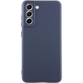 Чохол TPU GETMAN Liquid Silk Full Camera для Samsung Galaxy S21 Синій / Midnight Blue