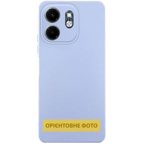 Чохол TPU GETMAN Liquid Silk Full Camera для Motorola Moto G15 4G Бузковий / Light purple