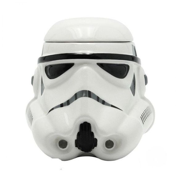 Чашка Кухоль Келих із кришкою Star Wars 3D Штурмовик (Біла) Кераміка | Зображення 4