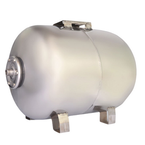 Гідроакумулятор 50л горизонтальний нерж.сталь/inox Lider