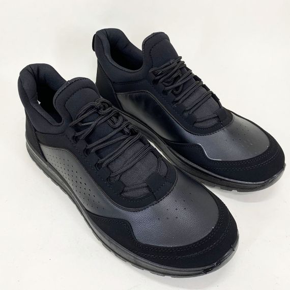Мужские зимние кроссовки c мехом 41р, Высокие зимние кроссовки на меху Фирменные UE-31 | Зображення 2
