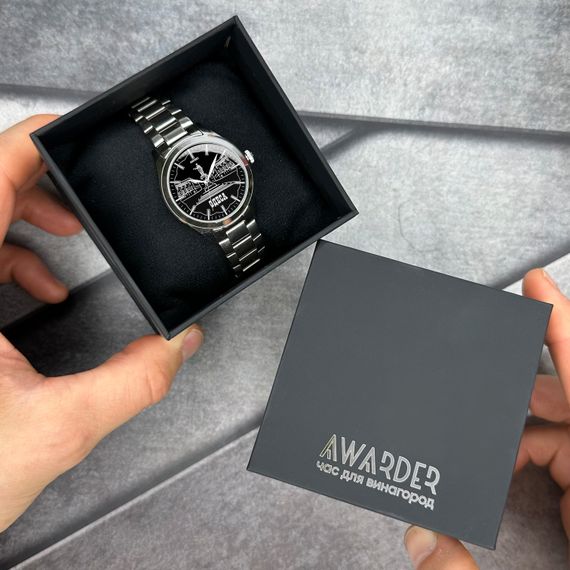Жіночий годинник Awarder 035 Одеса I Silver-Black | Зображення 4
