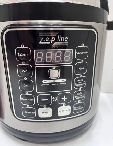 Мультиварка - скороварка Zepline ZP-121 3000W 17 программ объем 7 л | Зображення 6