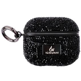 TPU чохол Bling World Rock Diamond для навушників AirPods 3 Чорний