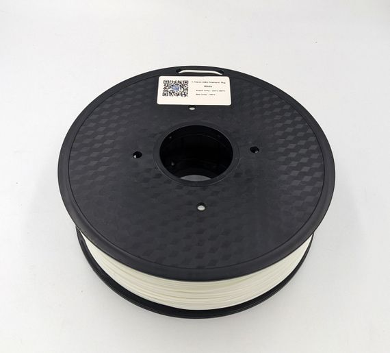 ABS-пластик MT Filament для 3D-принтера 1.75 мм 1 кг белий (3DMT-ABS1.75-01-W) | Зображення 1