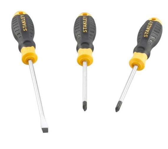 Набір із трьох викруток Stanley CushionGrip (STHT16168-0)