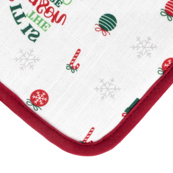 Прихватка Ardesto Christmas Tree 18х20см, 100% поліестер (верх), 100% бавовна (низ), зелений (ART04HT) | Зображення 2