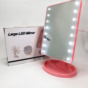 Косметическое зеркало с led подсветкой usb 16, Зеркало с USB для макияжа практичным дизайном JM-49
