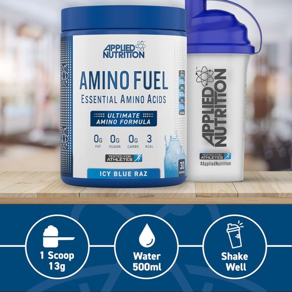 Амінокислотний комплекс Applied Nutrition Amino Fuel (390g - 30 Servings) (ICY Blue Raz) | Зображення 2