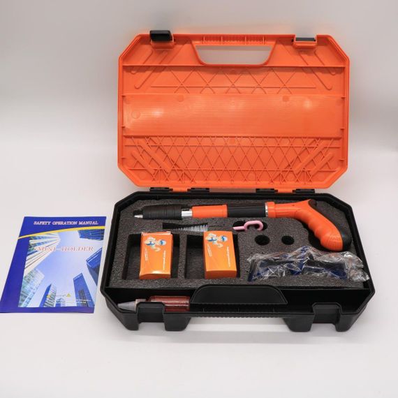 Пневматичний пістолет для забивання цвяхів, в кейсі / Ручний степлер для цвяхів / Нейлер | Зображення 8