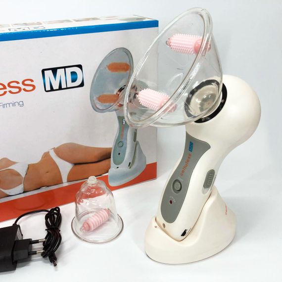 Массажер вакуумный антицеллюлитный Celluless MD NEW вакуумно-роликовый эффективный EG-608 массажер Целлюлес | Зображення 8