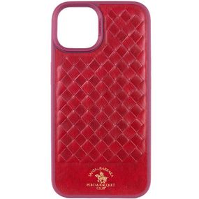 Шкіряний чохол Polo Santa Barbara для Apple iPhone 14 Plus (6.7") Red