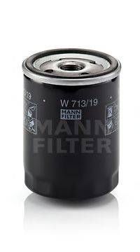 Фільтр масляний двигуна (вир-во MANN) MANN-FILTER W71319 на FORD ESCORT Mk IV (GAF, AWF, ABFT)