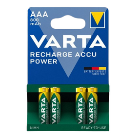 Акумулятор AAA/HR03 800mAh (бл-4шт) VARTA