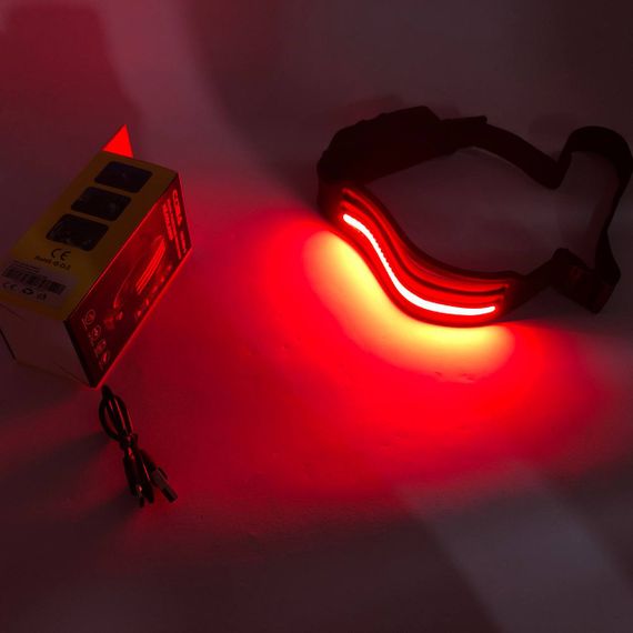 Тактичний ліхтар з ремінцем для голови BL-W689-LM+3COB, Налобний ліхтар для сантехніка ZY-13 | Зображення 2