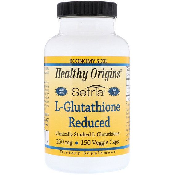 Глутатион Healthy Origins L-Glutathione Setria 250 mg 150 Caps HOG-41334