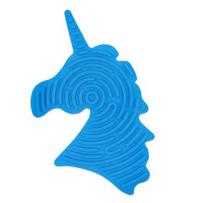 Детская развивающая доска для сенсорной активности "Единорог" GS0108 двусторонняя Синий