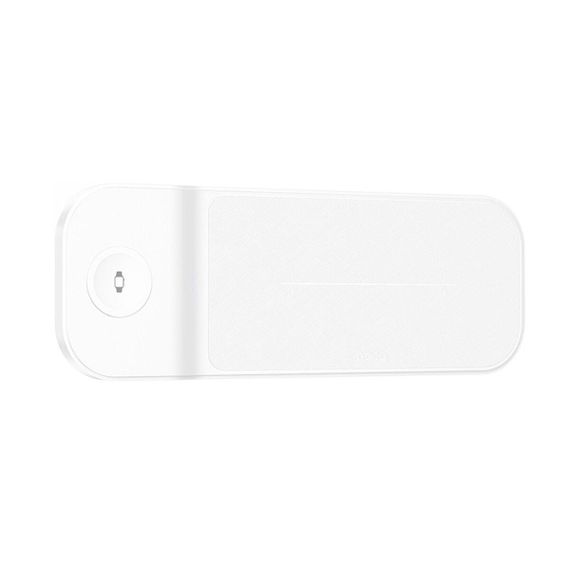 Бездротовий зарядний пристрій HOCO CQ6 Power 3-in-1 wireless fast charger(SAM Watch) White