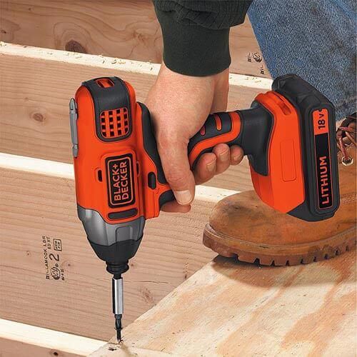 Шуруповерт ударний акумуляторний безщітковий BLACK+DECKER BDCIM18N | Зображення 4