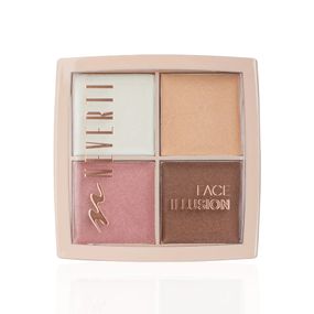 Палетка хайлайтер Neverti ILLUSION Cream Highlighter Palette NP206 - 001 (4*3.5 g)