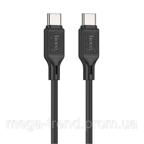 Кабель Hoco Type-C to Type-C Cool silicone charging data cable X90 |1m, 60W, 3A|