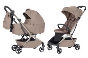 Коляска универсальная Magia CRL-6555 (2in1) Cocoa Beige CARRELLO