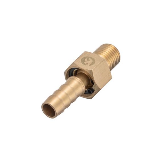 Шарнір поворотний, зовнішня різьба 1/4", на шланг 10 мм, латунь INTERTOOL PT-2206 | Зображення 1