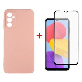 Чехол для мобильного телефона Dengos Samsung Galaxy M13 Case + Glass (Pink) (DG-KM-72)