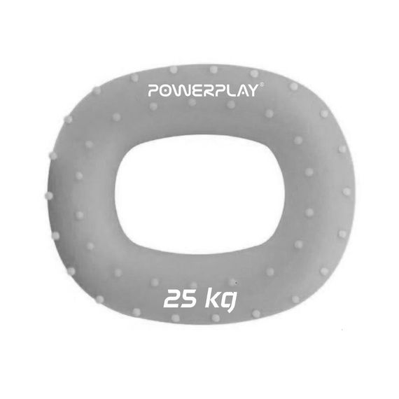 Еспандер кистьовий силіконовий Паверплей PP-4337 Hand Grip Large 25 кг. Сірий