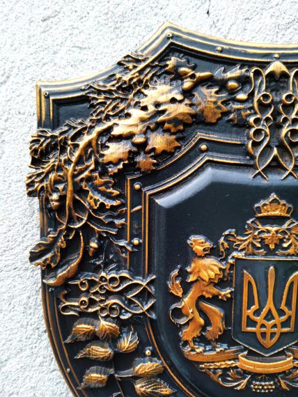 Панно з українською символікою Об'ємне панно на стіну герб України | Зображення 6