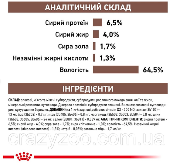 Вологий корм для собак Royal Canin Hepatic Loaf 420 г 40220041 | Зображення 4