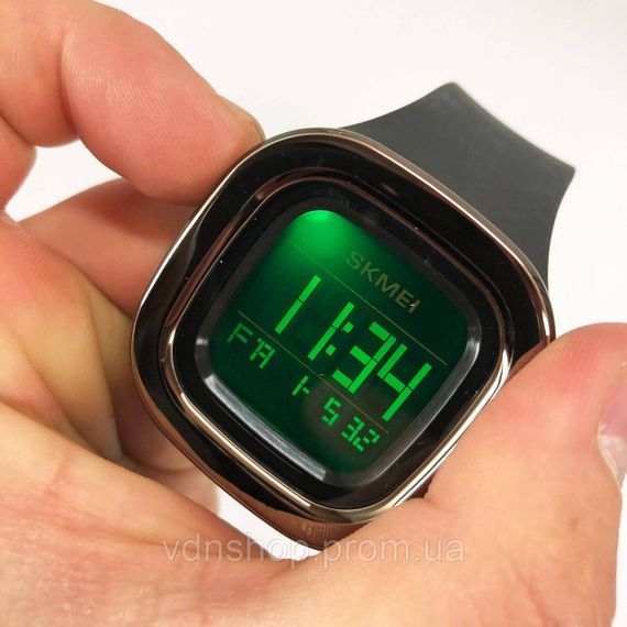Електронні вологозахищені наручні годинники SKMEI 1580BKBK, Смарт-годинники для військових операцій SN-64