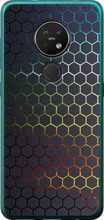 Чохол на Nokia 7.2 Переливні стільники з пластику FCh_010199