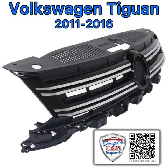 Volkswagen Tiguan 2011-2016 решітка радіатора, 5N0853651J9B9