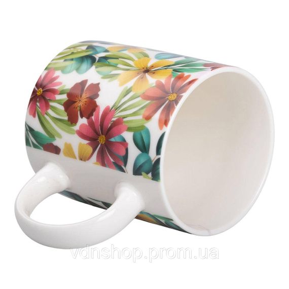 Кружка фарфоровая с рисунком 400 (мл) для чая и кофе RX-N240472R | Зображення 2