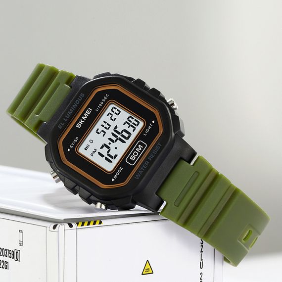 Наручний годинник Skmei 2326AG Army Green | Зображення 4