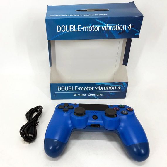 Джойстик DOUBLESHOCK для PS 4, игровой беспроводной геймпад PS4/PC аккумуляторный джойстик. Цвет: синий KE-47 | Зображення 1