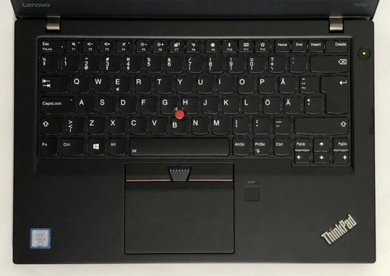 Ультрабук Lenovo ThinkPad T470s / 14" (1920x1080) IPS / Intel Core i5-7300U (2 (4) ядра 2.6 - 3.5 GHz) / 8 GB DDR4 / 256 GB SSD / Intel HD Graphics 620 / WebCam / Win 10 Pro б/в | Зображення 7