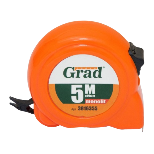 Рулетка 5 м·19 мм Monolit Grad | Зображення 1