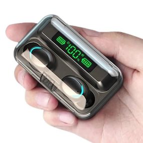 Беспроводные bluetooth наушники True Wireless F9-5 TWS с встроенным Power Bank, вакуумные наушники