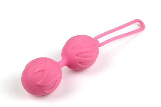 Вагінальні кульки Adrien Lastic Geisha Lastic Balls Mini Pink (S), діаметр 3,4 см, маса 85 г sexstyle