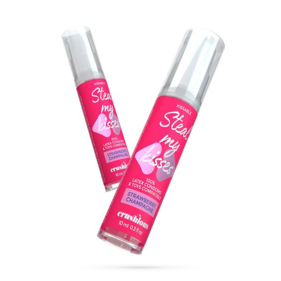 Оральний лубрикант Crushious Strawberry Champagne, 10 мл Sex Aura | Зображення 1