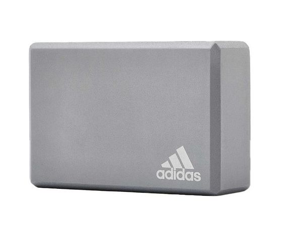 Блок для йоги Adidas Yoga Block сірий Уні 22.8x15.2x7.6 см ADYG-20100FOAM