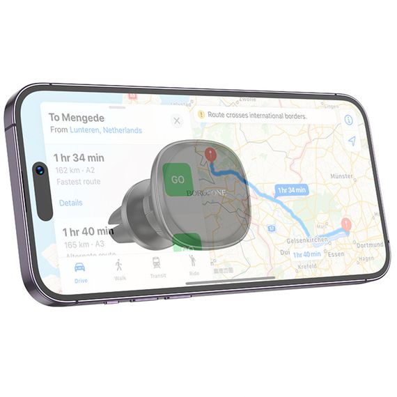 Автотримач Borofone BH102 Cloud magnetic (air outlet) Black | Зображення 3