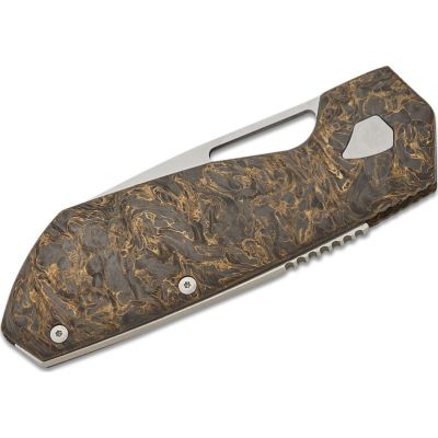 Нож Maserin W2, M390, fat carbon, чорно-золотистий (371/G) | Зображення 3