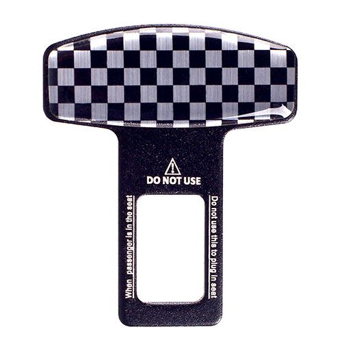 Заглушка ременя безпеки алюмінієва квадратики (1 шт.)