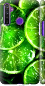 Чохол на Realme 5 Зелені часточки лимона "852m-1862-2448"