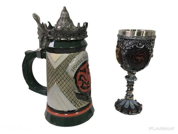 Подарочный набор Кружка Game Of Thrones House Targaryen Fire And Blood Игра Престолов и... | Зображення 2