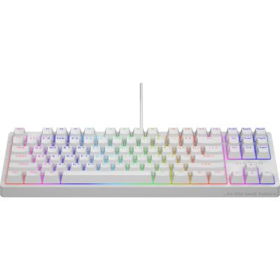 Клавіатура Hator Rockfall 2 Optica TKL Black USB White (HTK-731) (HTK-731) | Зображення 1