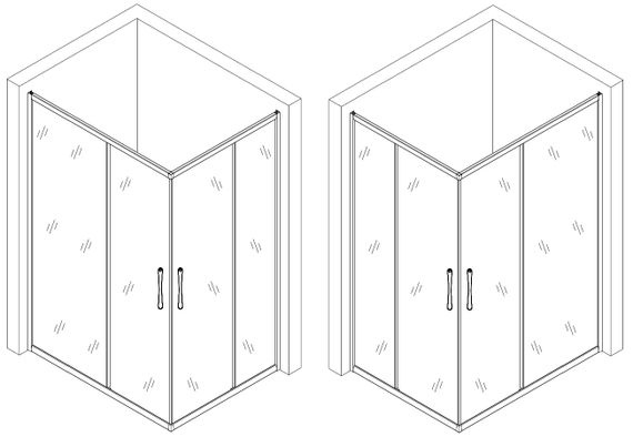 Душова кабіна BRAVO NOTEC N120FS, прямокутна, без піддона | Зображення 3